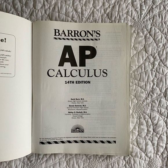 AP Barron’s Calculus Book - Picture 5 of 9